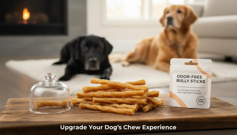 Why Odor-Free Bully Sticks Are the Ultimate Treat for Your Dog (and Your Nose!)